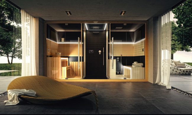 Cabina bagno turco Jacuzzi Sasha Trittico