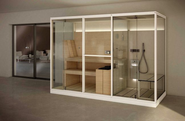 Cabina bagno turco Logica Twin Midi Effegibi