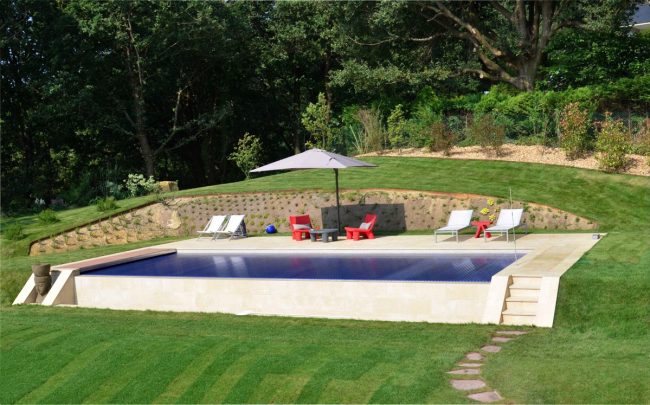 Copertura a tapparella per piscina