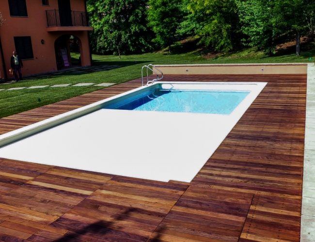 Copertura a tapparella per piscina