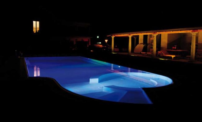 Illuminazione per piscina