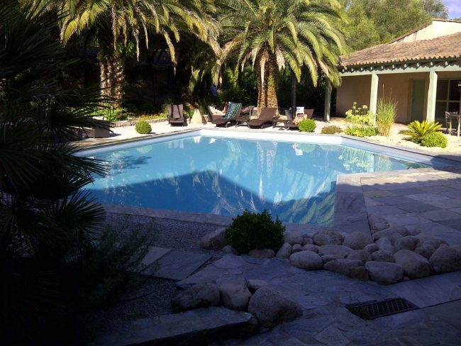 Piscina forma libera