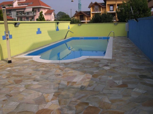 Piscina Relax con getto d'acqua