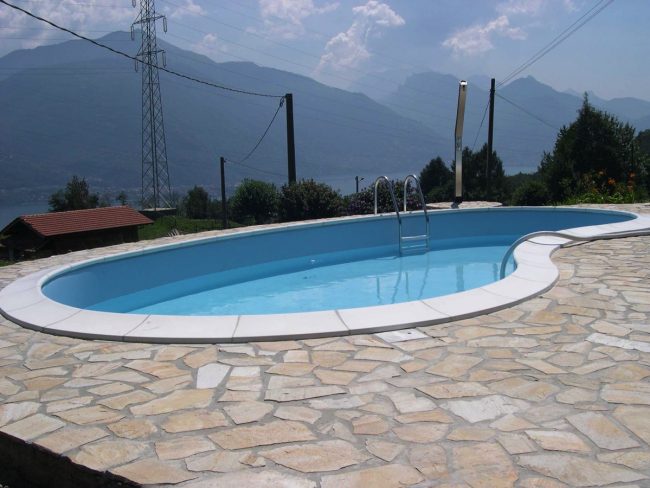 Piscina Rubino per ristorante