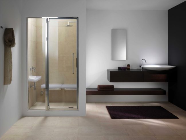 Porta Spazio cm 155 con vetrata fissa