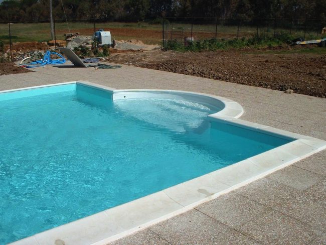 Scala romana per piscina