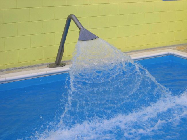 Soffione per piscina